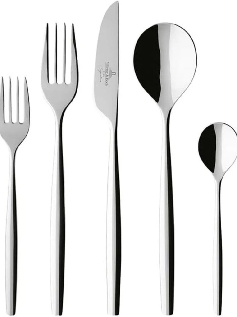 Villeroy & Boch Metro Chic Flatware Stainless Steel 5 Piece Set - New